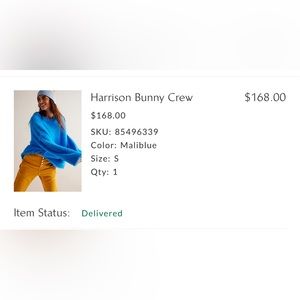 Free People Harrison Bunny Crew